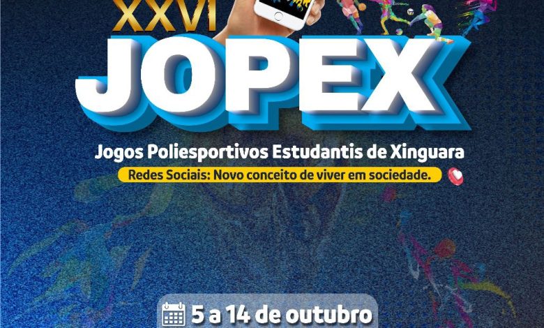GINÁSIO DE ESPORTES DE XINGUARA SERÁ PALCO DA ABERTURA OFICIAL DO 26º JOPEX