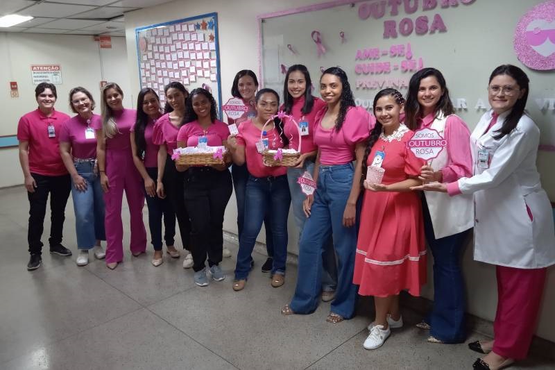 HOSPITAL REGIONAL DE MARABÁ TEM CAMPANHA DE CONSCIENTIZAÇÃO DO OUTUBRO ROSA