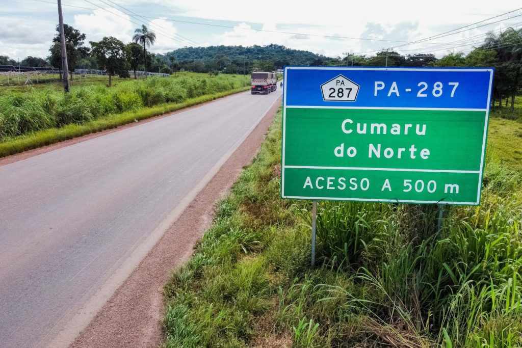 MAIS DE 30% DA ÚLTIMA ETAPA DE OBRAS DA PA-287, EM CUMARU DO NORTE, ESTÃO CONCLUÍDAS, GARANTE SETRAN