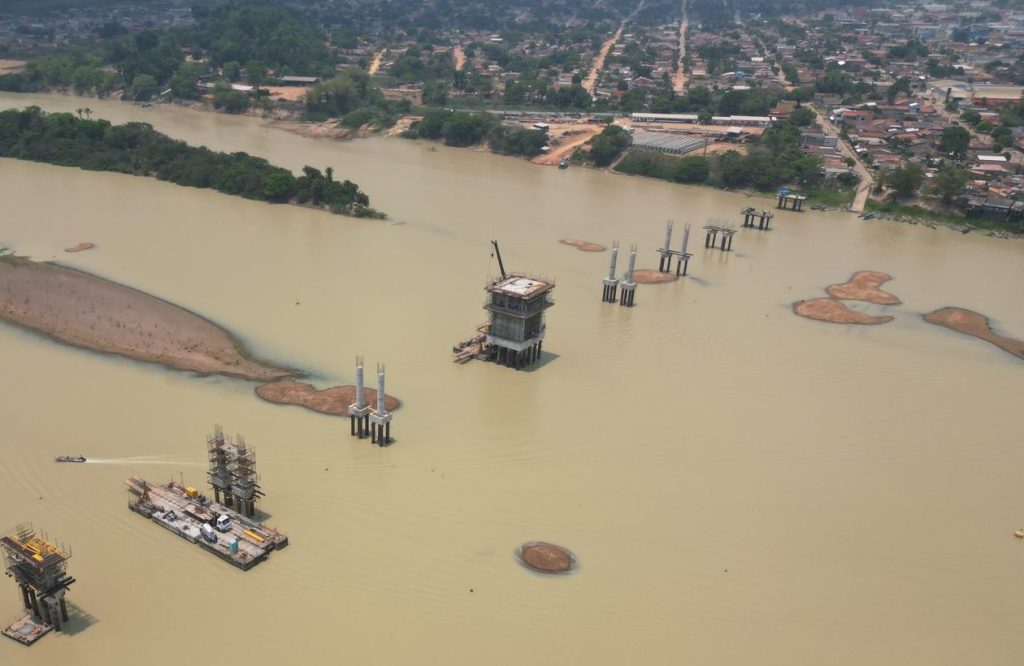70% DAS OBRAS DA PONTE SOBRE O RIO FRESCO, EM SÃO FÉLIX DO XINGU, ESTÃO CONCLUÍDAS, INFORMA A SETRAN