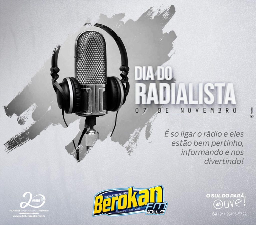 EM 07 DE NOVEMBRO COMEMORA-SE O DIA DO RADIALISTA