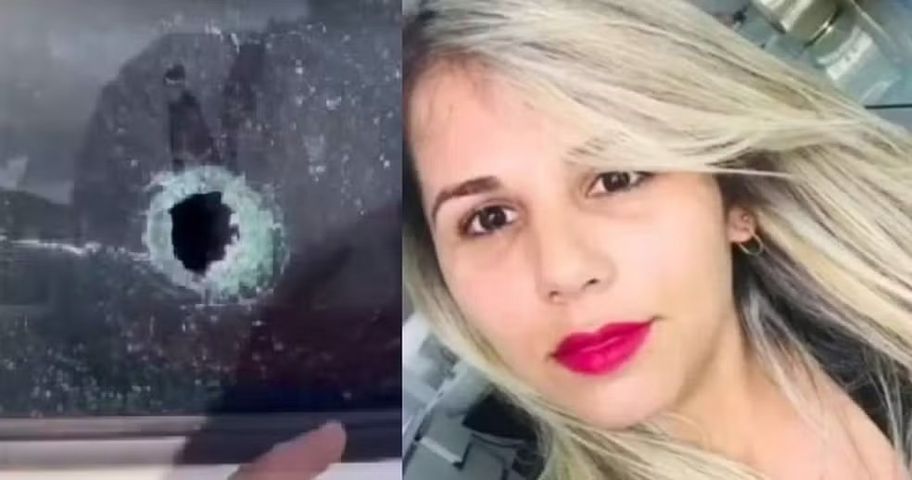 FOTO MOSTRA MARCAS EM CARRO ONDE ENGENHEIRA FOI ASSASSINADA A TIROS NO PARÁ; POLÍCIA PROCURA SUSPEITOS