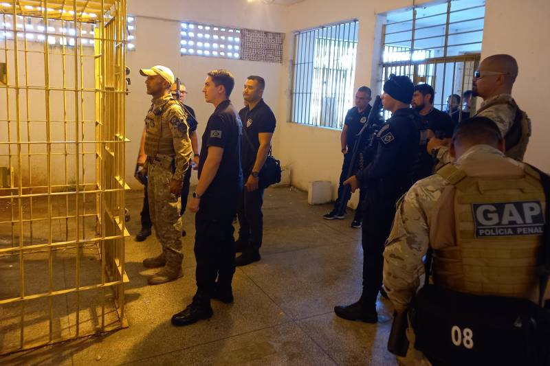 SEAP REALIZA REVISTAS EM TODAS AS UNIDADES PENAIS DO PARÁ NA OPERAÇÃO ‘MURALHA SEGURA’