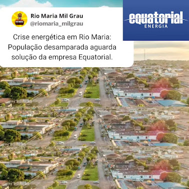 FALTA DE ENERGIA PROLONGADA CAUSA REVOLTA NA POPULAÇÃO RIOMARIENSE.