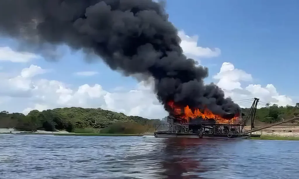 GARIMPO ILEGAL NO AMAZONAS É ALVO DE OPERAÇÃO DA POLÍCIA FEDERAL