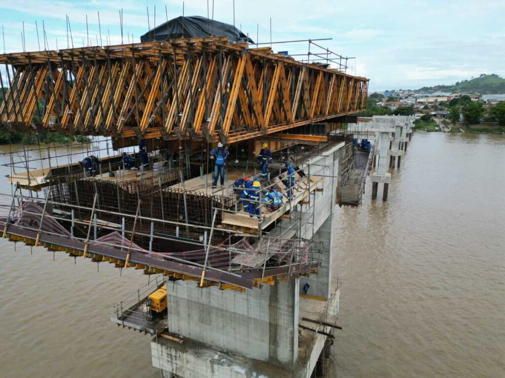 PONTE SOBRE O RIO FRESCO, UMA DAS MAIORES OBRAS DE SÃO FÉLIX DO XINGU, AVANÇA PARA A CONCLUSÃO NESTE PRIMEIRO SEMESTRE