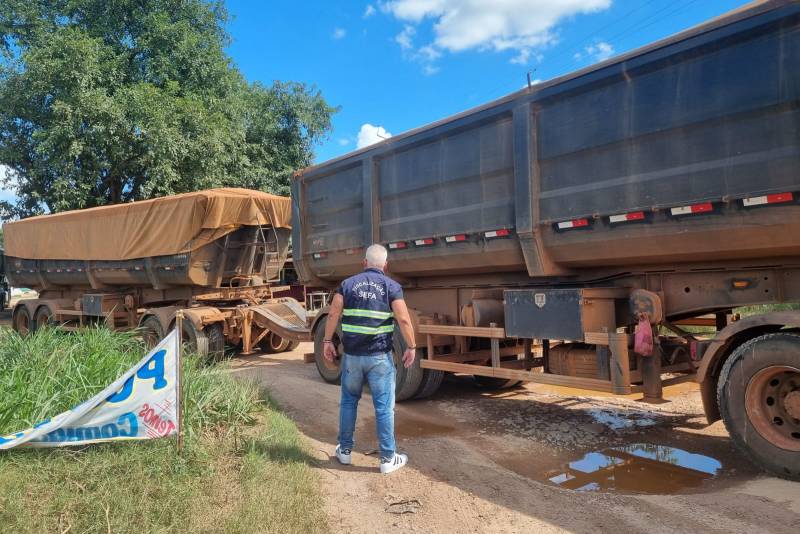 SEFA APREENDE QUASE 50 TONELADAS DE MILHO NO SUDESTE PARAENSE