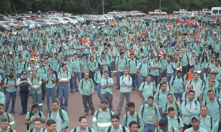  VALE VAI DAR FÉRIAS COLETIVAS A 149 TRABALHADORES DO PROJETO SOSSEGO