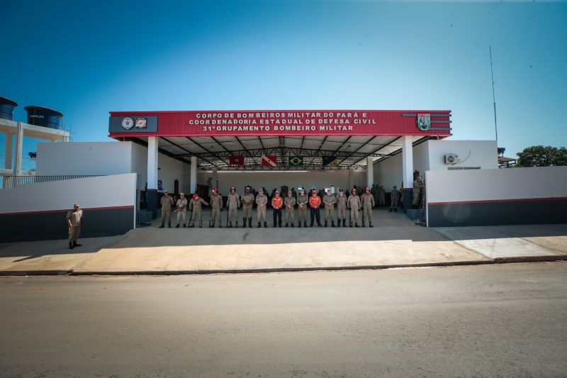 GOVERNADOR DO PARÁ ENTREGA 1º QUARTEL DO CORPO DE BOMBEIROS MILITAR DO PARÁ, EM SÃO FÉLIX DO XINGU