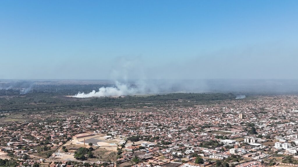 CIDADE DE MARABÁ AMANHECE SOB DENSA ‘CORTINA’ DE FUMAÇA
