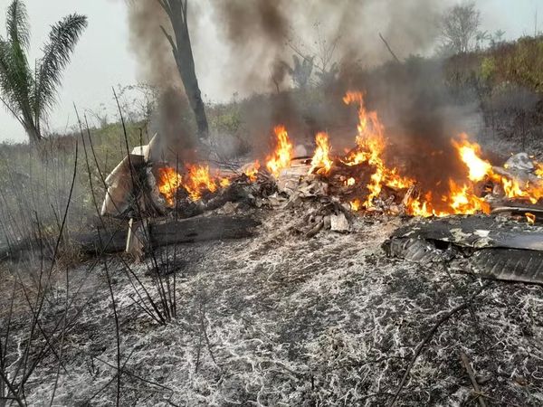 AVIÃO DE PEQUENO PORTE CAI E DEIXA 5 MORTOS EM APIACÁS, NA ZONA RURAL DE MATO GROSSO