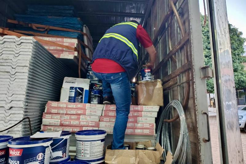 SEFA APREENDE MATERIAIS DE CONSTRUÇÃO NO NORDESTE PARAENSE