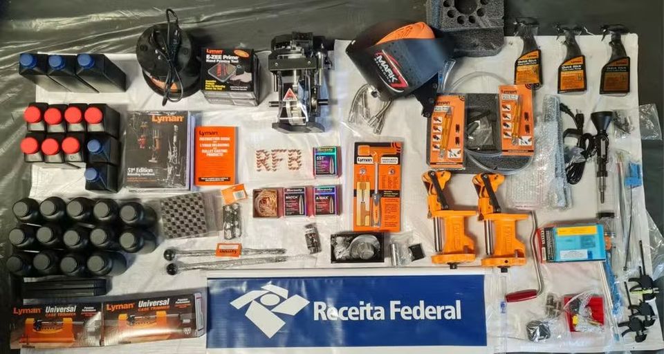 RECEITA FEDERAL APREENDE PRODUTOS E MAQUINÁRIOS VOLTADOS À PRODUÇÃO DE MUNIÇÃO PARA ARMAS, NO PA