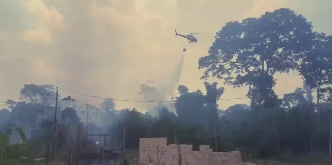 EXÉRCITO ENTRA NA LUTA CONTRA INCÊNDIOS NA REGIÃO DE MARABÁ