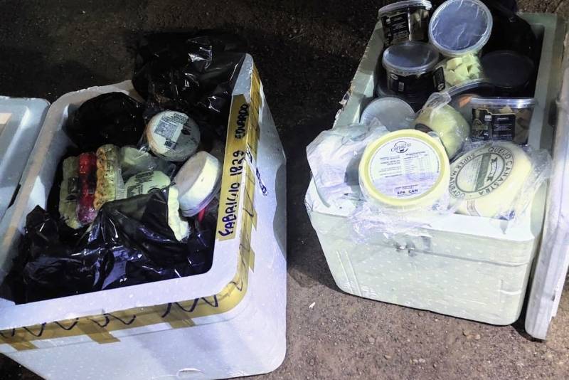 ADEPARÁ APREENDE 50 QUILOS DE QUEIJO, MANTEIGA E LINGUIÇA EM CONCEIÇÃO DO ARAGUAIA