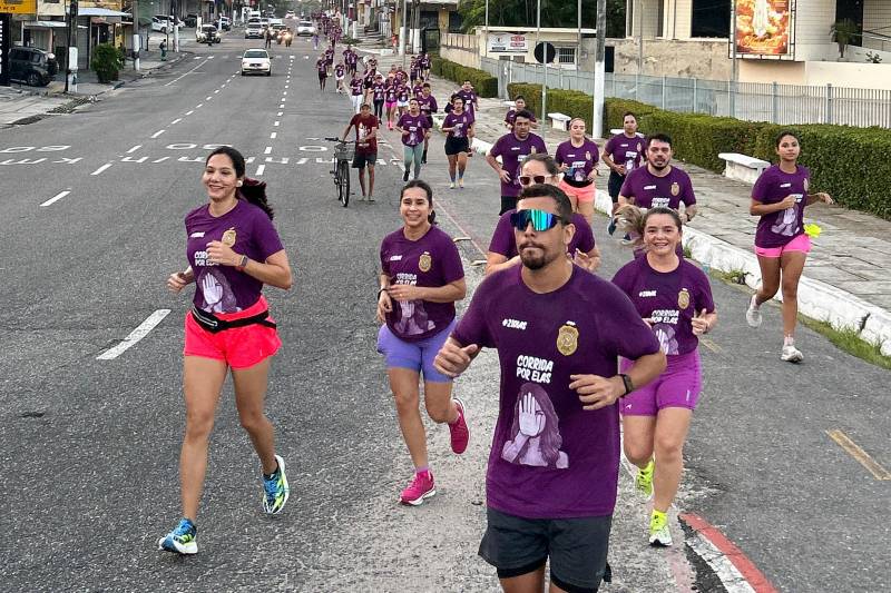 POLÍCIA CIVIL REALIZA 1ª CORRIDA ‘POR ELAS’ EM ALUSÃO AO ENFRENTAMENTO DA VIOLÊNCIA CONTRA A MULHER