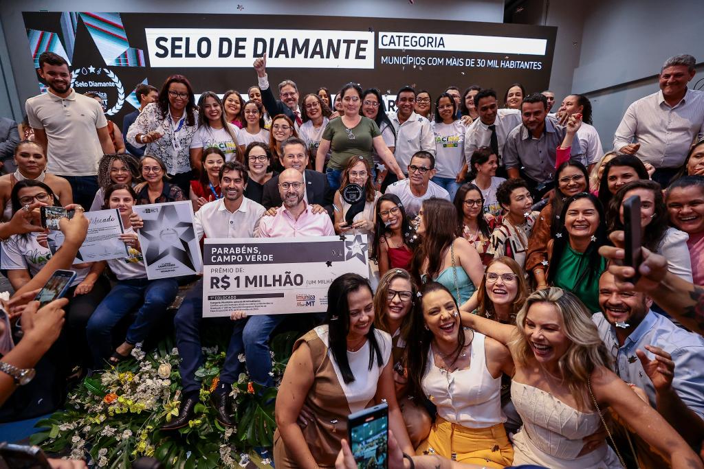 31 MUNICÍPIOS DE MATO GROSSO COM MELHORES COBERTURAS VACINAIS RECEBEM R$ 6,4 MILHÕES EM PRÊMIOS  