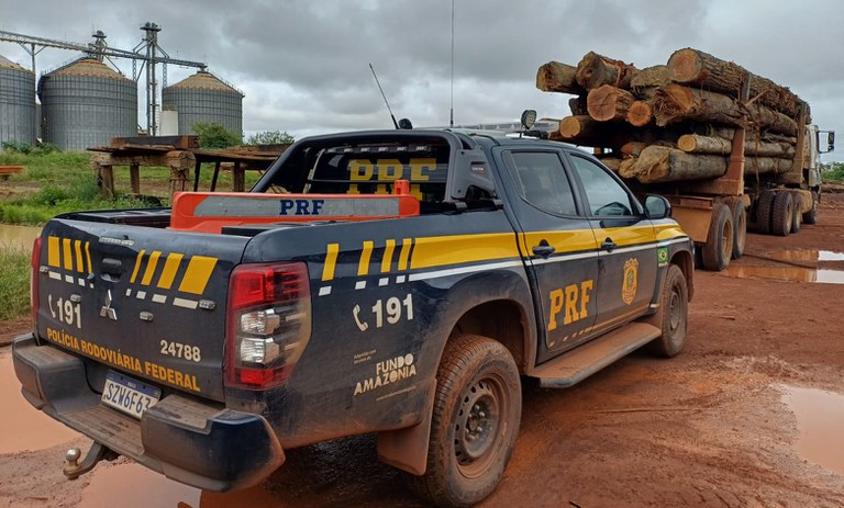 PRF APREENDE 35,30 M³ DE MADEIRA ILEGAL EM DOM ELISEU