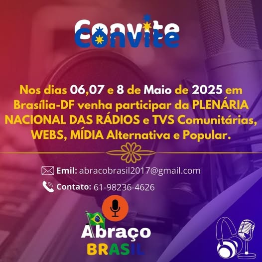 ABRAÇO BRASIL LANÇA CAMPANHA DE ARRECADAÇÃO PARA PLENÁRIA NACIONAL