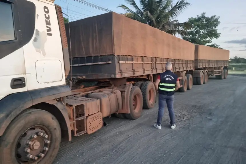 SEFA APREENDE 49 TONELADAS DE SOJA EM MARABÁ