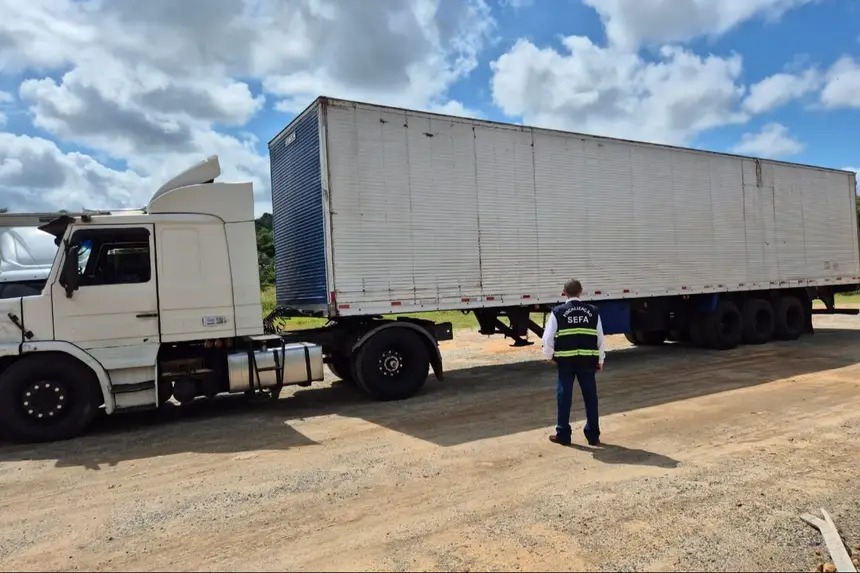 SEFA APREENDE EQUIPAMENTOS ELETRÔNICOS A CAMINHO DE MARABÁ