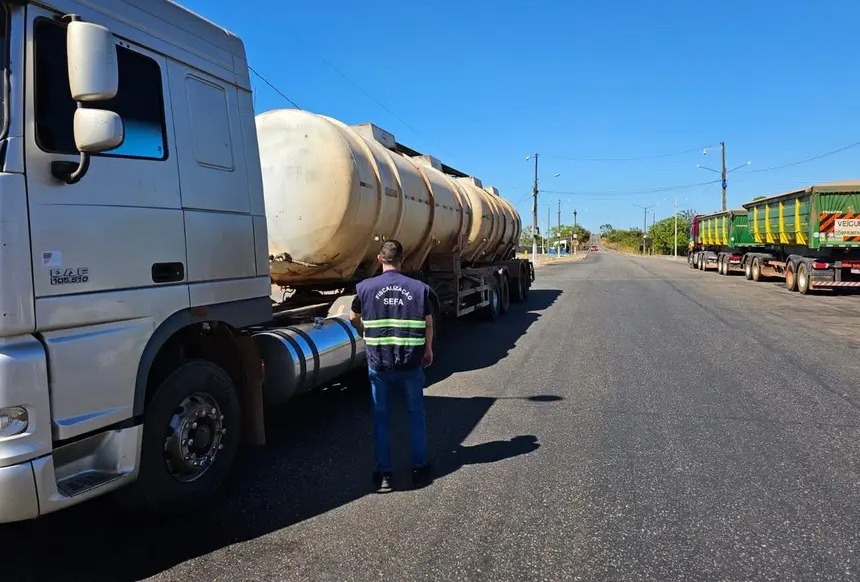 SEFA APREENDE 7 MIL LITROS DE ÁLCOOL COMBUSTÍVEL EM CONCEIÇÃO DO ARAGUAIA
