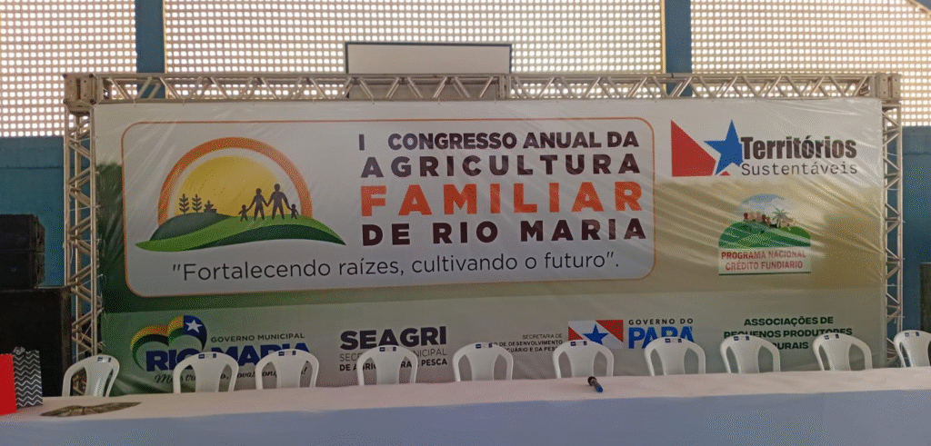 ACONTECE NESTA SEXTA (29) O PRIMEIRO CONGRESSO DA AGRICUTURA FAMILIAR DE RIO MARIA.