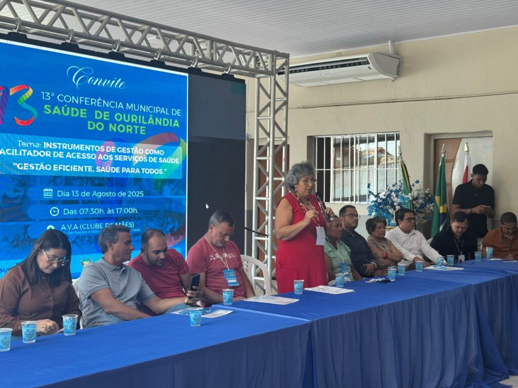 OURILÂNDIA DO NORTE REALIZA 13ª CONFERÊNCIA MUNICIPAL DE SAÚDE