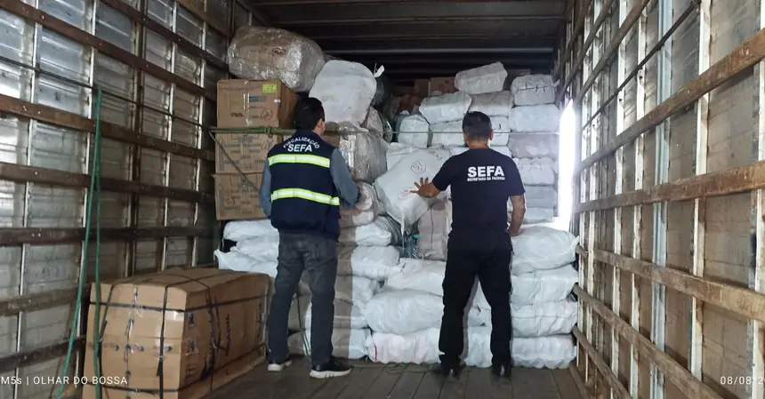 SEFA APREENDE MAIS DE 7 MIL PARES DE CHINELOS E SANDÁLIAS FALSIFICADOS EM CACHOEIRA DO PIRIÁ