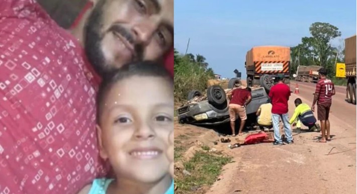 PAI E FILHO MORREM EM GRAVE ACIDENTE NO PARÁ