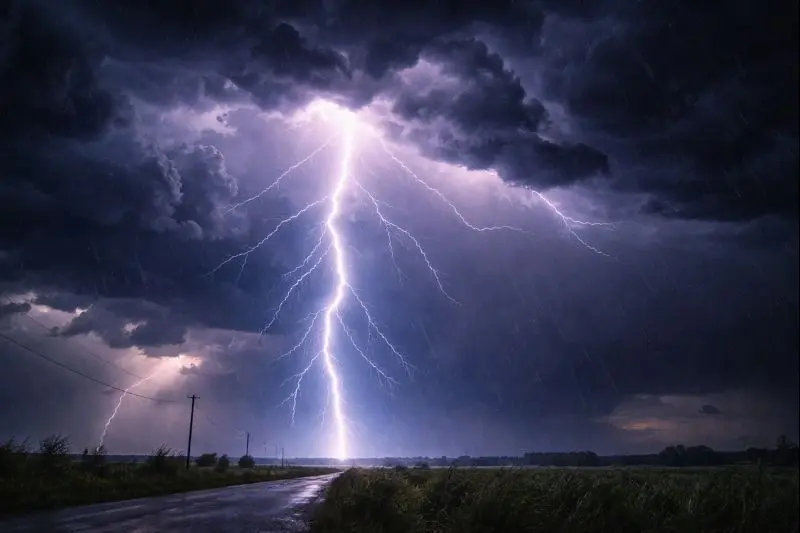 LEVANTAMENTO APONTA QUE O TOCANTINS REGISTROU 5 MILHÕES DE DESCARGAS ATMOSFÉRICAS EM 2025