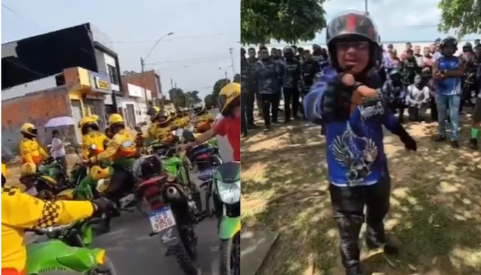 MOTOCICLISTAS DENUNCIAM AMEAÇAS EM BARCARENA E COBRAM DIREITO DE TRABALHAR