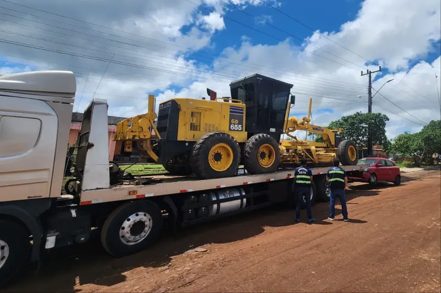 SEFA APREENDE MOTONIVELADORA AGRÍCOLA NO PARÁ