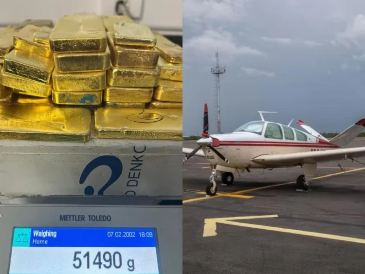 PF APREENDE OURO ILEGAL, AVIÃO E PRENDE DOIS SUSPEITOS NO PARÁ