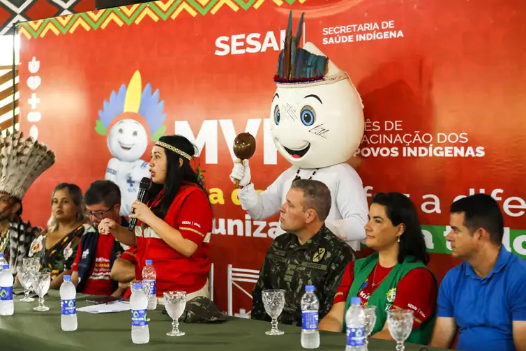 CAMPANHA VAI APLICAR 89 MIL DOSES DE VACINAS EM TERRITÓRIOS INDÍGENAS