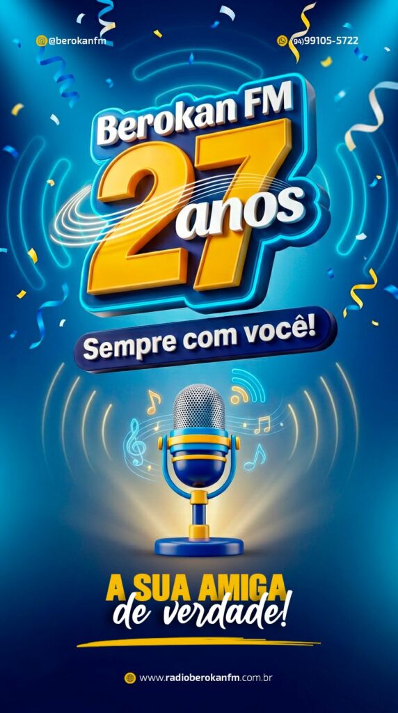 BEROKAN FM, 104,9, 27 ANOS LIDERANDA A COMUNICAÇÃO SOCIAL NO MUNICIPIO DE RIO MARIA E REGIÃO