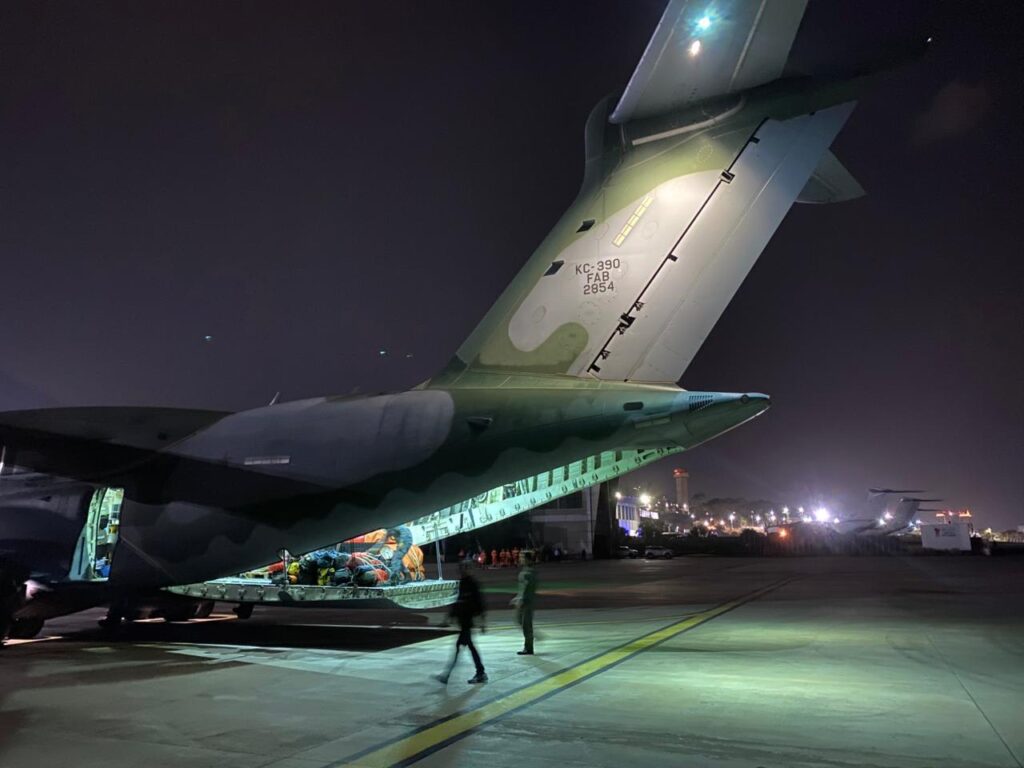 GOVERNO BRASILEIRO ENVIA SEGUNDO AVIÃO DA FAB COM AJUDA PARA A VENEZUELA, NESTE SÁBADO