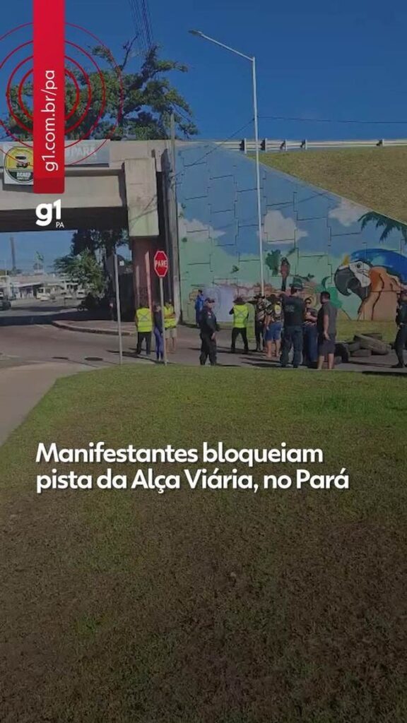 CAMINHONEIROS PROTESTAM NA ALÇA VIÁRIA, NO PARÁ