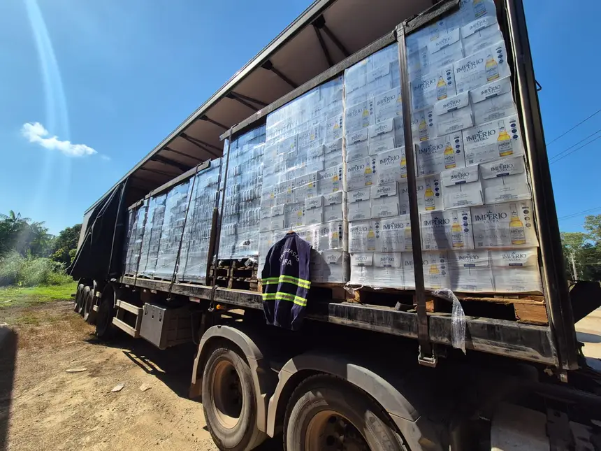 SEFA APREENDE 1.200 CAIXAS DE CERVEJA, NO PARÁ
