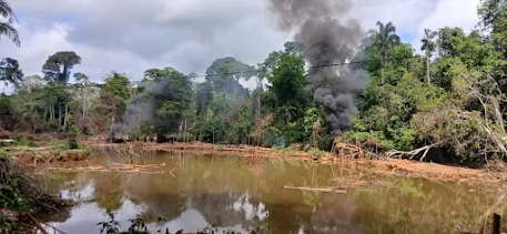 OPERAÇÃO DESARTICULA GARIMPO ILEGAL EM ÁREA DE PROTEÇÃO AMBIENTAL DE PARAUAPEBAS, NO PA