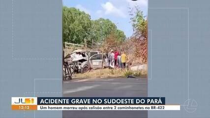 ACIDENTES GRAVES DEIXAM DOIS MORTOS E CINCO FERIDOS NO SUDESTE DO PARÁ