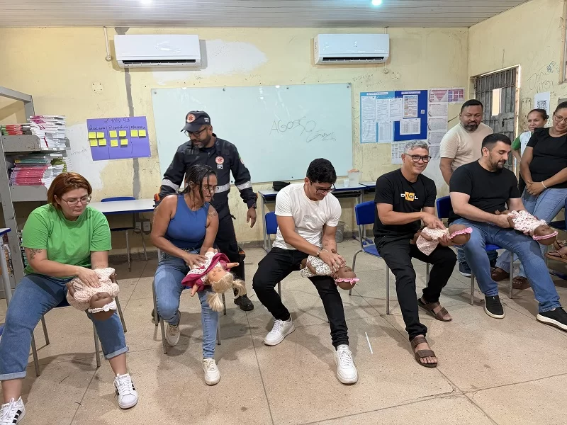 EM MARABÁ, SEDUC E SAMU REALIZAM TREINAMENTO DE PRIMEIROS SOCORROS PARA SERVIDORES ESCOLARES
