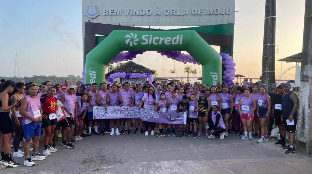 PROCURADORIA DA MULHER DA CÂMARA DE MOJU REALIZA 1ª CORRIDA EM ALUSÃO AO AGOSTO LILÁS