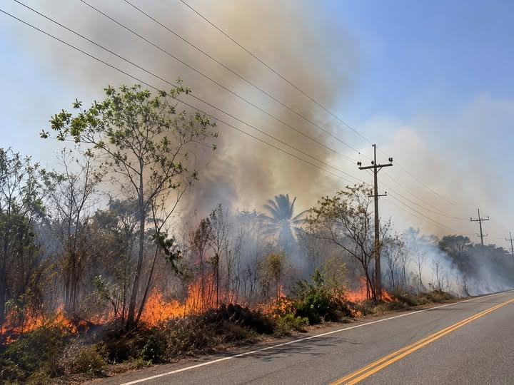 QUEIMADAS JÁ PROVOCARAM 720 OCORRÊNCIAS COM A REDE ELÉTRICA NO PARÁ EM 2026