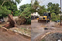 TEMPORAL COM GRANIZO E VENTOS FORTES CAUSA ESTRAGOS EM XINGUARA