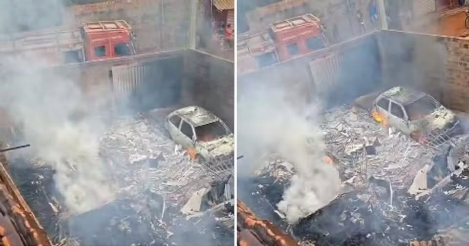 INCÊNDIO DESTRÓI CASA E CARRO EM REDENÇÃO, NO SUL DO PARÁ